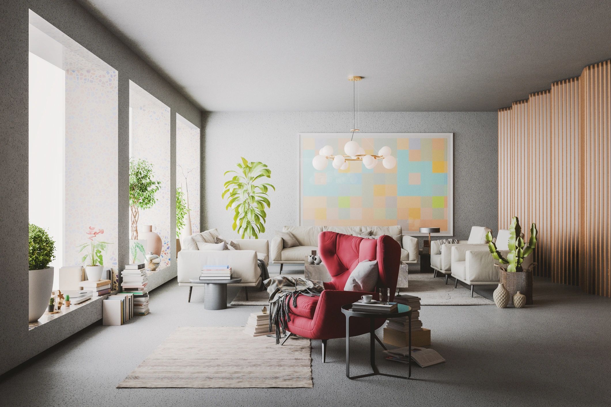 Modern styled interior image used as abstract campaign visual